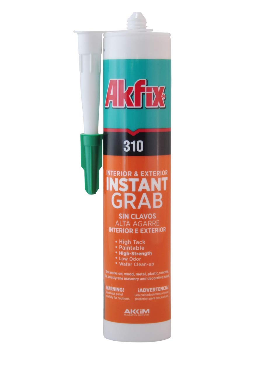 Akfix AX310-24 Instant Grab Water Based Adhesive (24 / Pack), White
