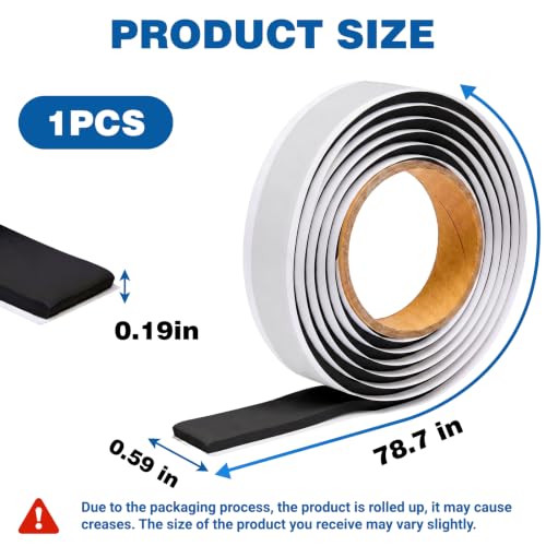 Image of U0U Black Butyl Seal Putty Tape, 5mm Waterproof Moldable Sealant for Sink Drain, Plumbing, Wall & Pipe Gap Repair, Flexible Leak Stopper Tape