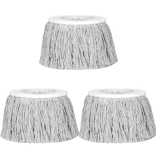 PMBGDER Spin Mop Refill for 360° Cotton Thread Mop Head Replacement - Round Cotton Thread Size Compatible Mop Head for Hardwood,Tile, Marble Floor (Color : B)