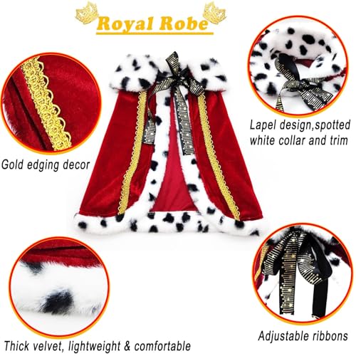 Capa para perro King Halloween y Navidad tamaño Small miniatura 6