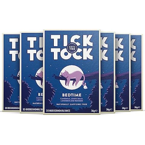 Tick Tock Calming Bedtime Tea Bags Cover