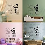 Zoom IMG-2 ragazza che legge libri vinile