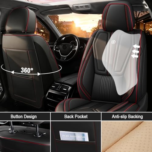 Image of Custom Car Seat Cover for Jeep Gladiator 2020-2026,Easy Install,Black