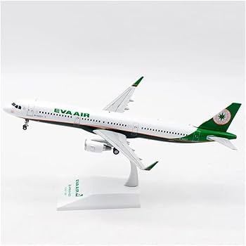 Amazon.co.jp: 航空機 エバー航空 A321 航空会社モデル合金航空機