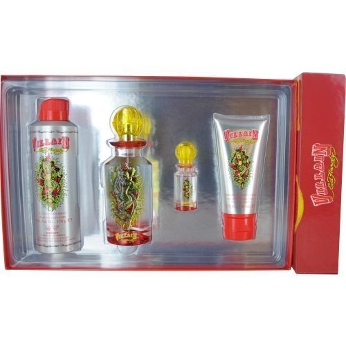 Ed Hardy Villain Fragrance Gift Set, Red