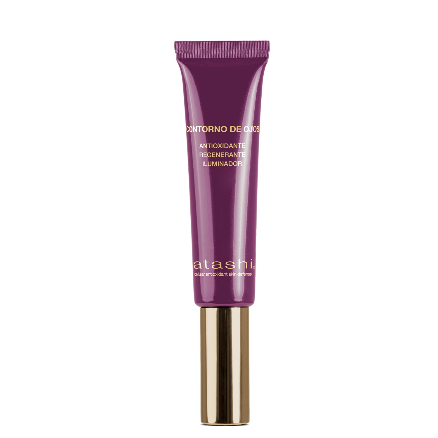 Atashi Antioxidante - Contorno De Ojos Iluminador Regenerante. Reduce Líneas De Expresión, Bolsas Y Ojeras, Con Haloxyl, Vitaminas C, E Y Coq10, Todo Tipo De Piel - 15Ml, 15 mililitro, 1