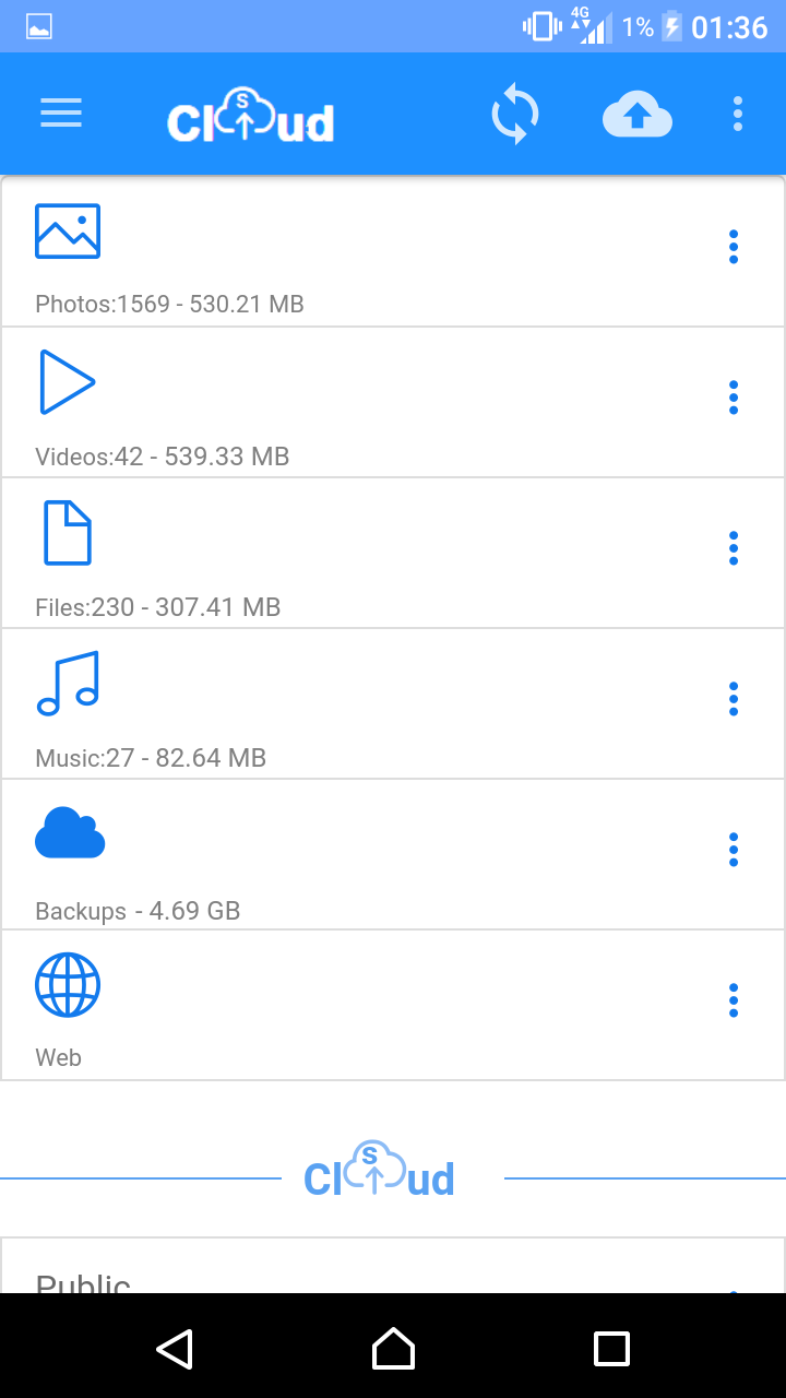sCloud Unlimited Free Cloud Storage - App on the Amazon Appstore