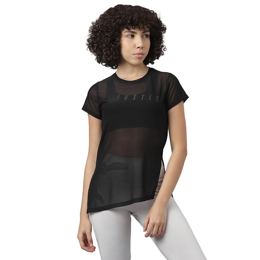 mkh Women Black DRI-FIT Relaxed FIT T-Shirt-picture-13