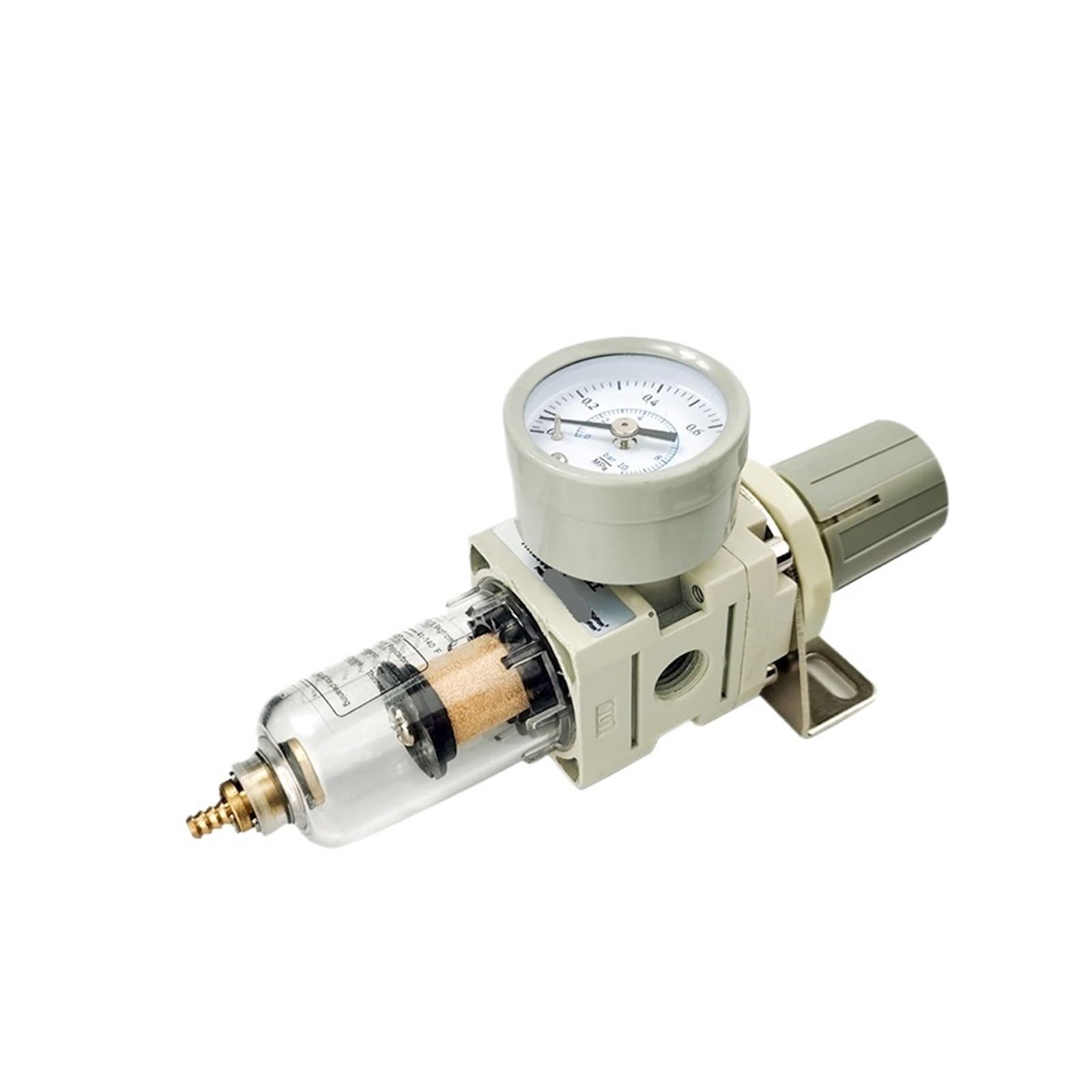 AYNRJKKX Copper core AW2000-02 Pneumatic Compressor air Filter Source Treatment Pressure Regulator(AW2000-02 Copper)