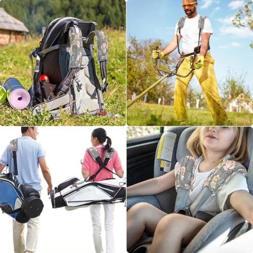 Image of ZINZ 2-Pack Universal Shoulder Pad with Ultra Thick Cushion for Bag Luggage Bag Crossbody, Plus Long & Anti-Slip & Breathable,Light Rose