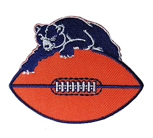 Mjshop29 Rugby Fans Chicago Embroidery Patches DIY Motif Iron On or Sew On Patches Appliques for Jeans Jackets Clothes Backpacks