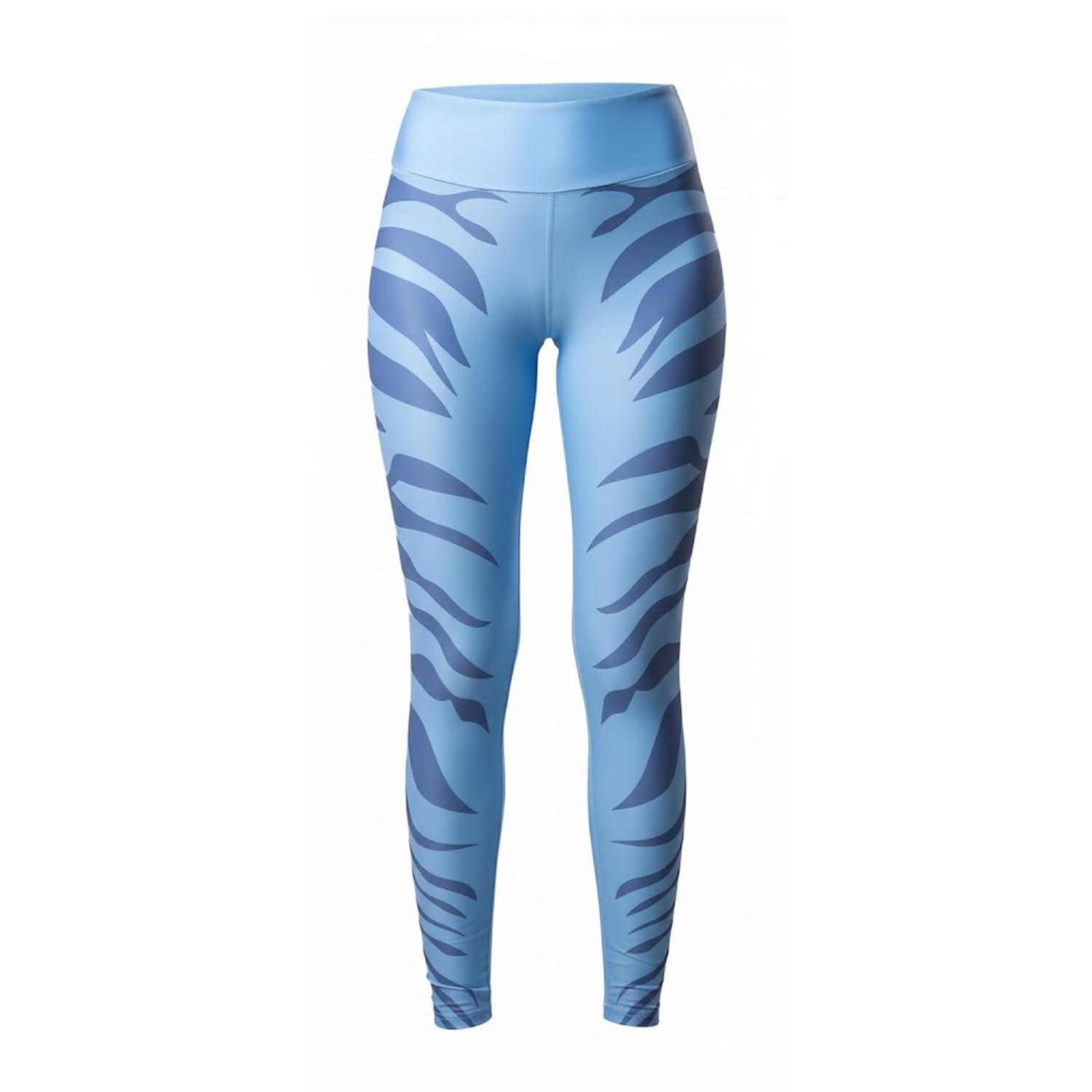 Cosplaya High Waisted Buttery Soft Leggings Womens - Cosplay Halloween Costumes Nightmare 80s Skeleton Jack, Blue, Large