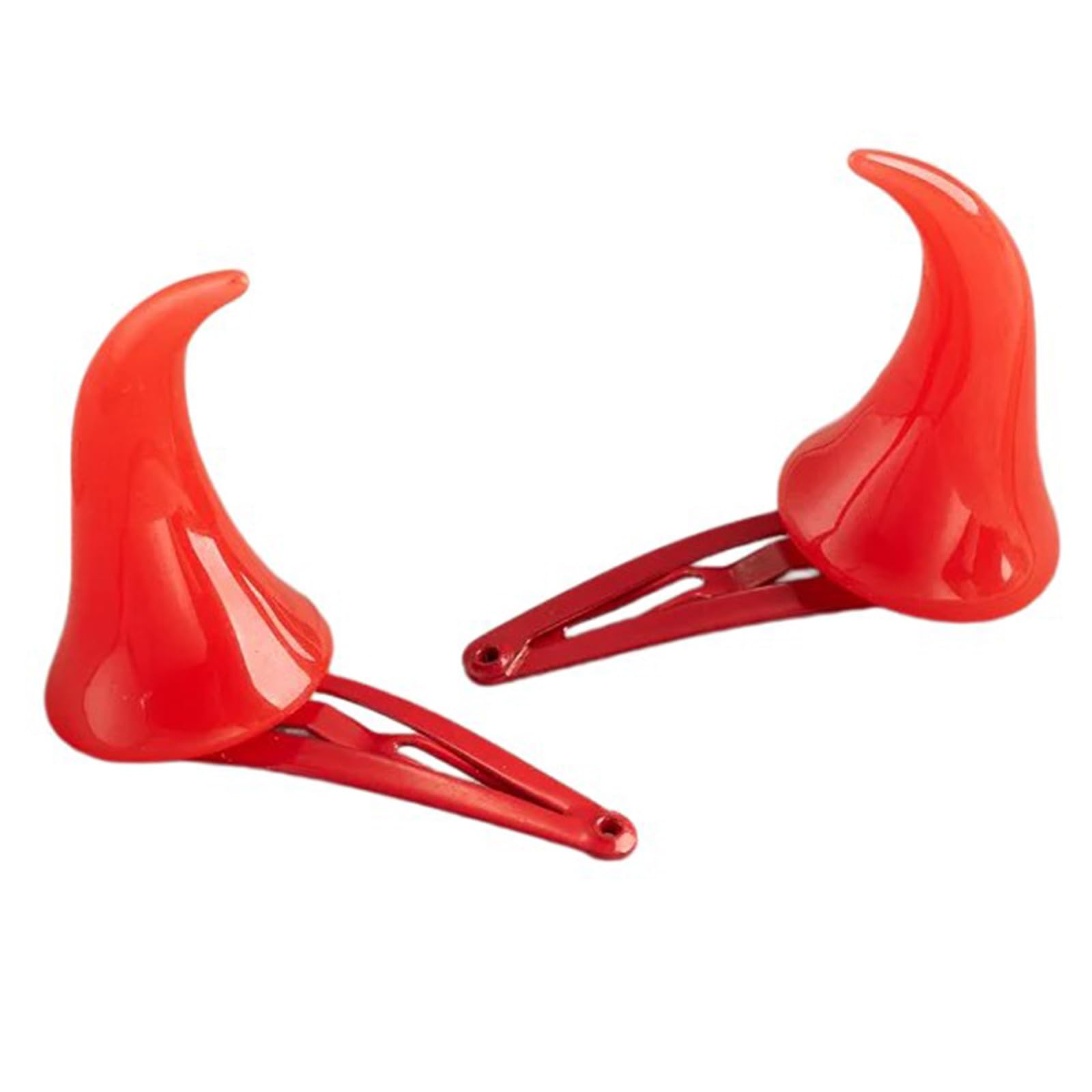 Fentency Devil Horn Hair Clip Halloween Cosplay Costume Headwear Accessory Party Dress Up Props Devil Horn Barrettes Hair Clip