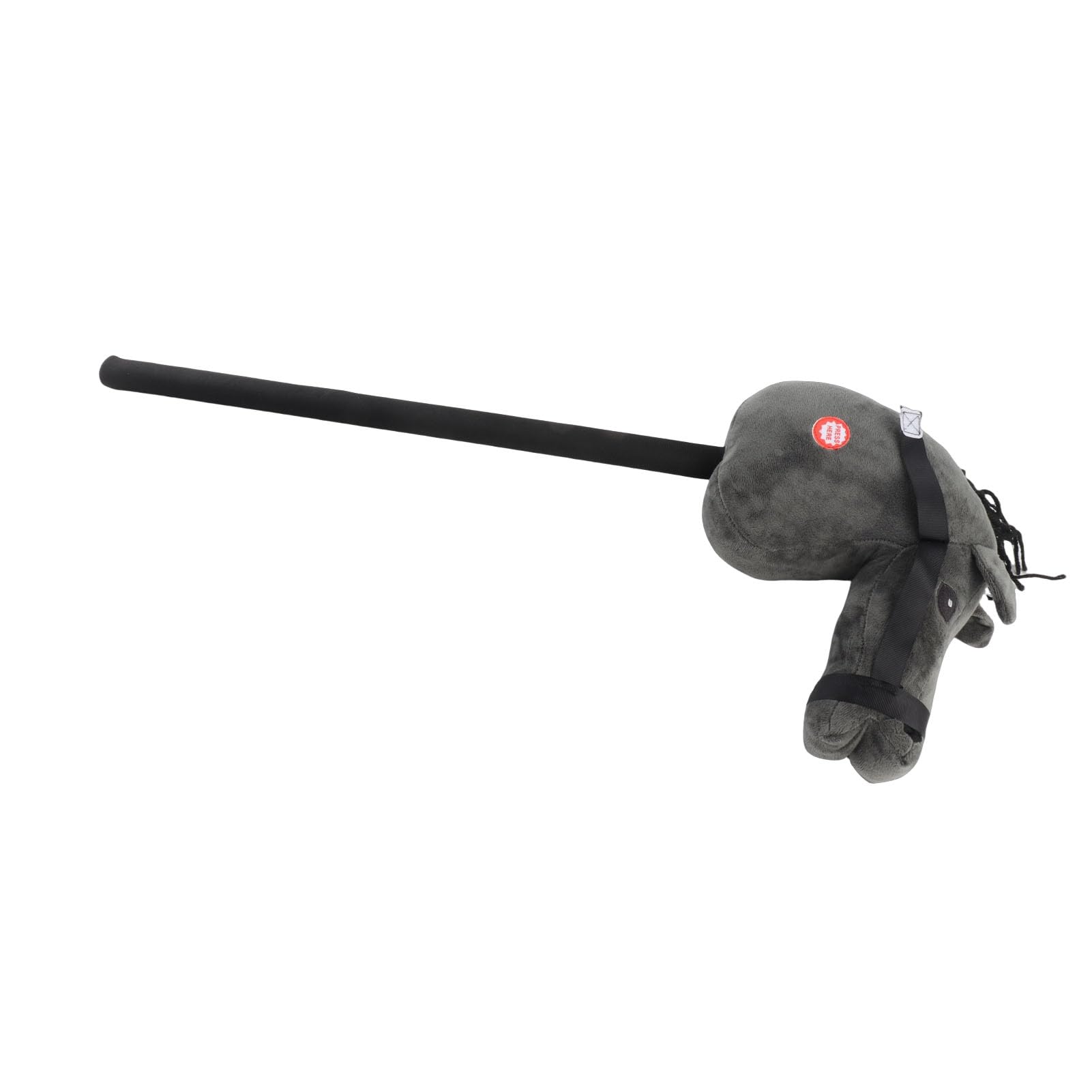 aqxreight Juguete de Palo de Caballo de 70 Cm con Sonido Juguete de Cabeza de Caballo de Felpa Suave para Niños, Sonidos de Galope y Relincho, de Peluche de Piel Sintética Marrón para Niños