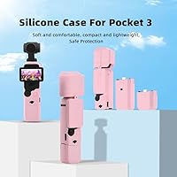 Vista 2 de Funda de silicona Pocket 3 para DJI Osmo Pocket 3, funda protectora de lente resistente a los arañazos Funda compatible con DJI OSMO Pocket 3