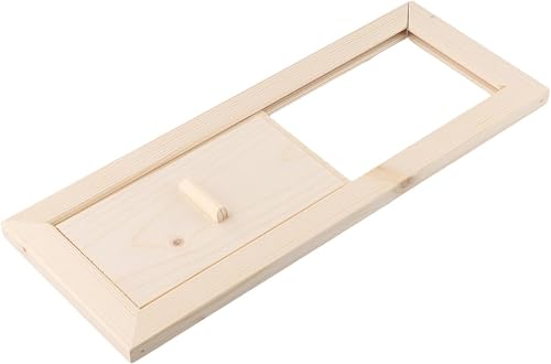 d'aération en bois pour sauna avec commande coulissante p Trappe