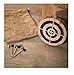 YONGFU Petit Jeu de Lancer de Hache, Ensemble de fléchettes en Bois pour Cible de Lancer Viking, Jouet de Jeux de fléchettes, Ensemble de Jeu de Lancer de Hache pour Adultes,