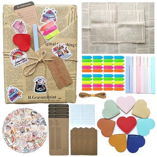 8 Set Blind Date with a Book Supplies Kit for Making DIY Book Lovers Gifts