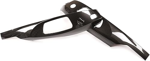 Miniatura 5 de YIWANG Panel de interruptor de ajuste de asiento de fibra de carbono ABS, 2 piezas para BMW Serie 3 E90 2005-2012X1 E84 2010-2015