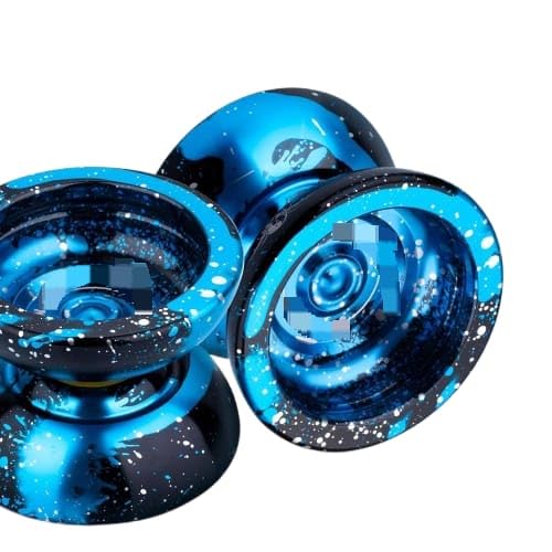 Image of YO-YO Toy for Kids|Metal|Responsive or Non Responsive String|Pack of 1|You May get Random Print or color-19
