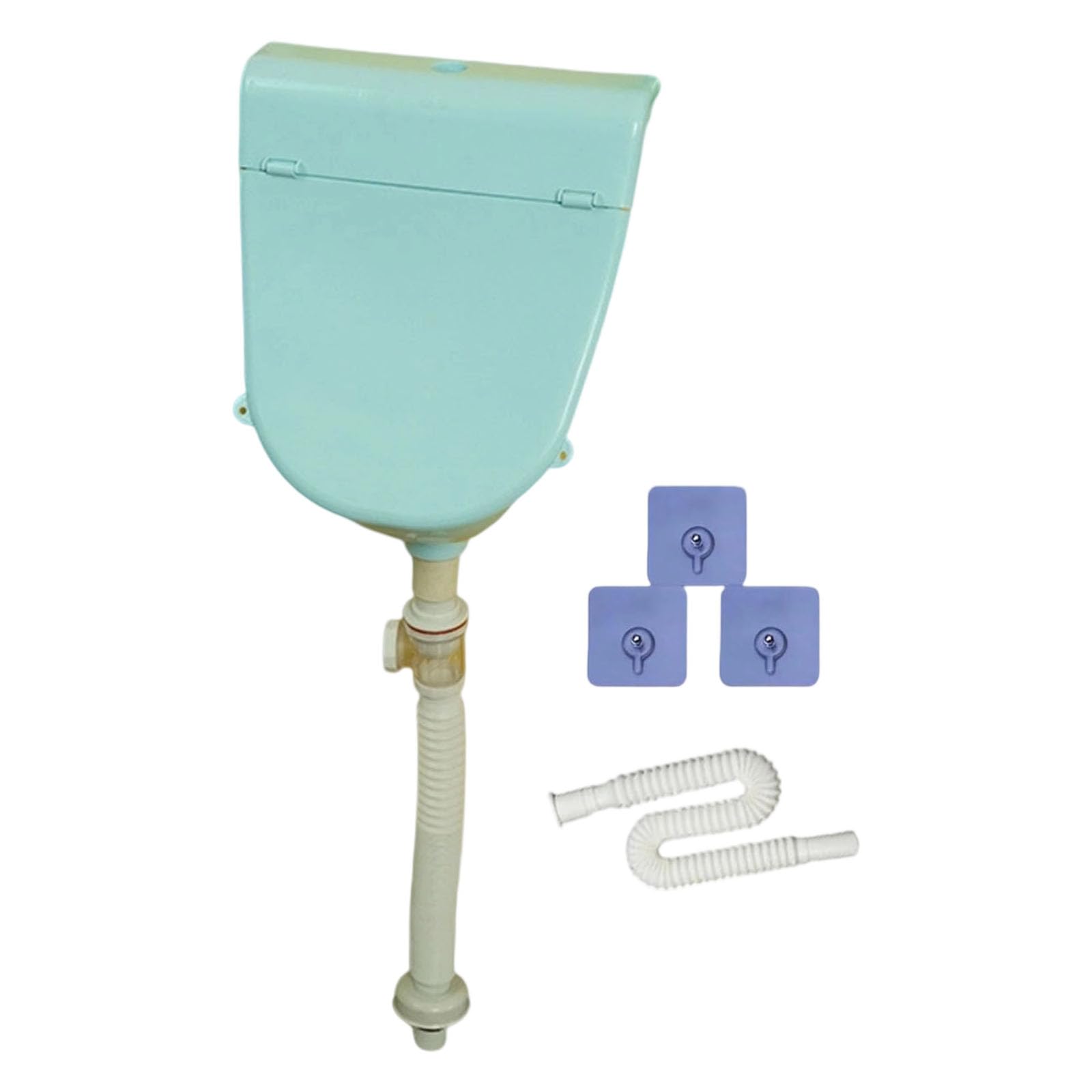 Orinal antideslizante para niños con protector de pulverización extraíble, fácil de instalar, para baño, camping, uso comercial, ideal para la higiene de los niños