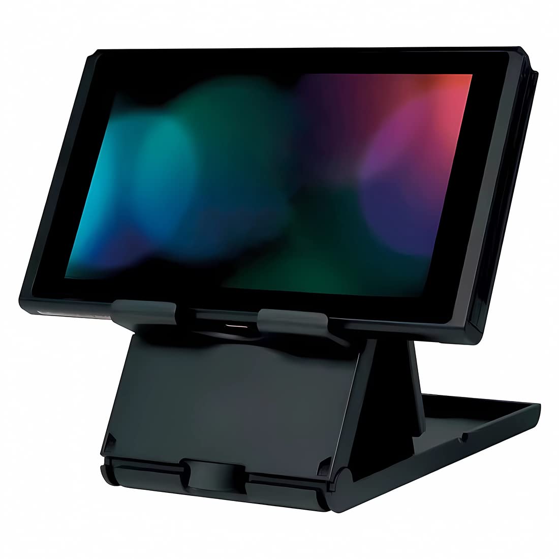 Compatible con Nintendo Soporte plegable y ajustable para Switch y Switch Lite (negro)
