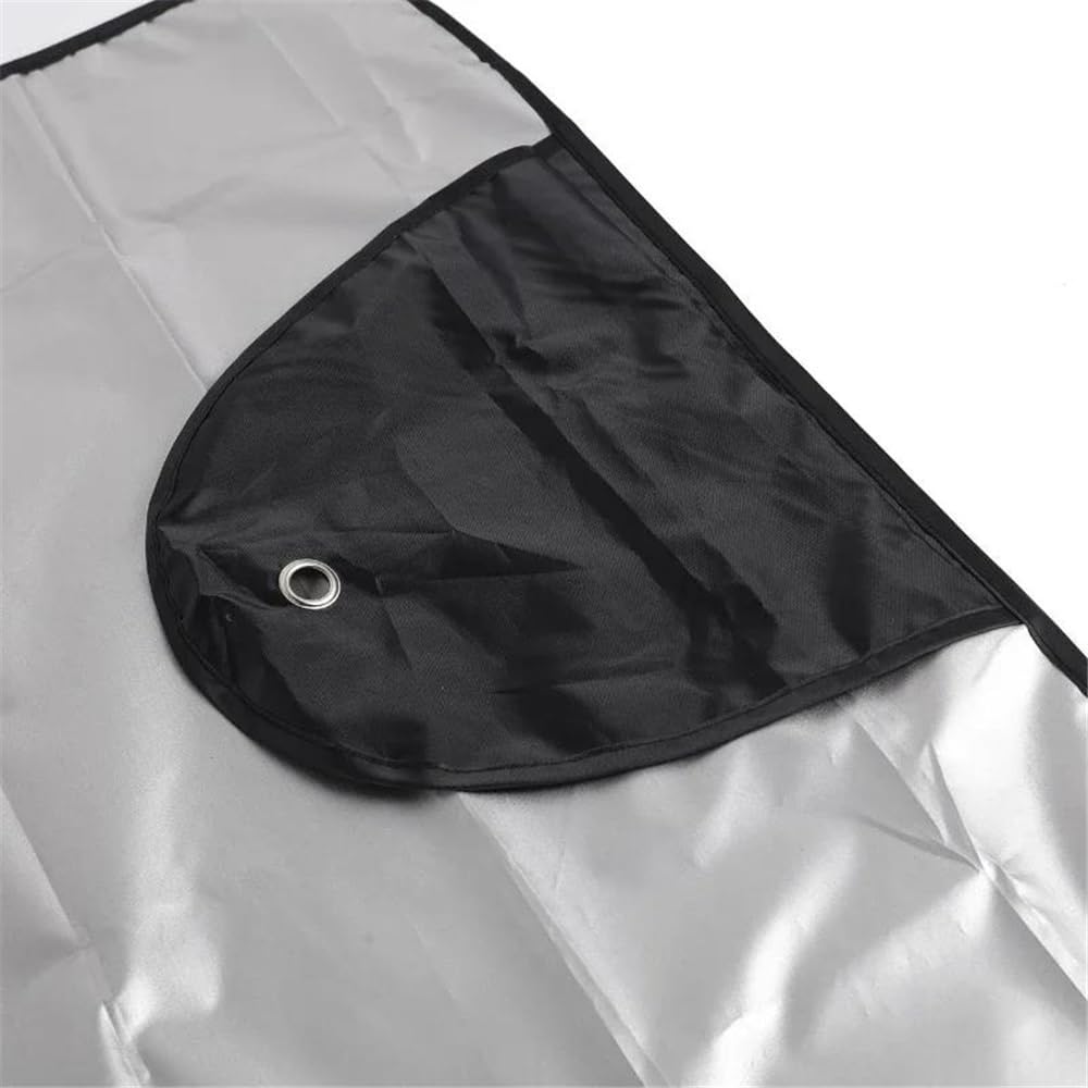 Housse de Protection pour Pare-Brise Housse Pare-Brise 195x70CM Housse Pare-Soleil Pare-Neige Imperméable Protection Magnétique Automobile Protection Pare Brise Hiver