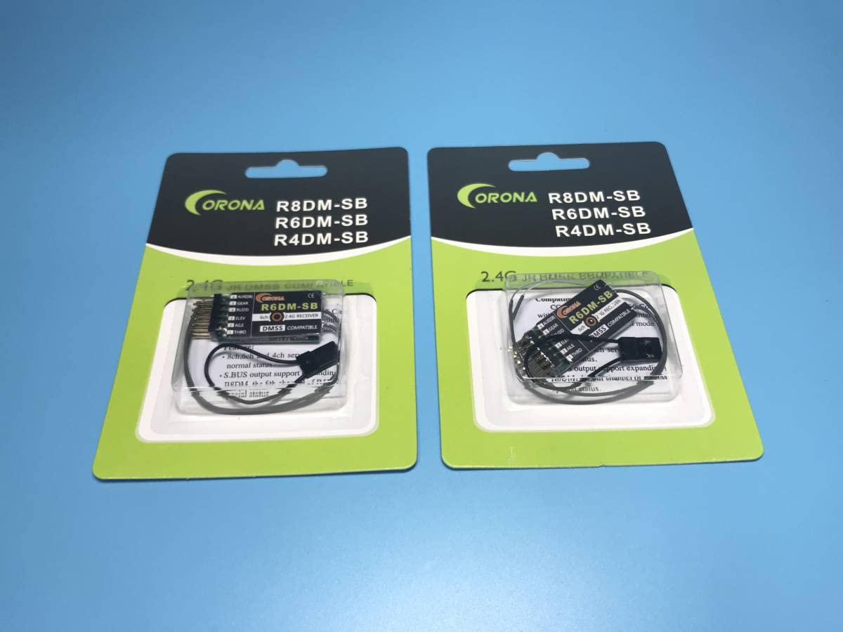 Amazon | Corona R6DM-SB S.BUS対応 2.4GHz DMSS 6ch 受信機 2個セット