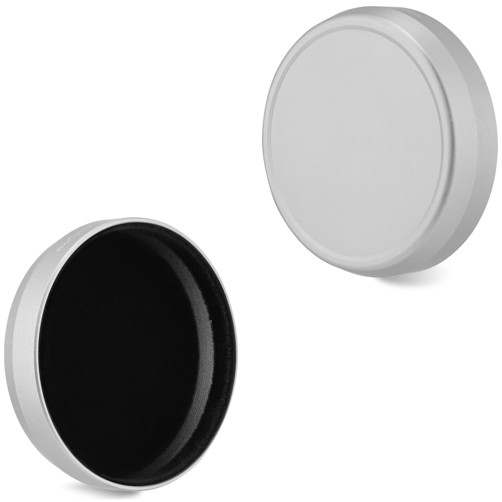 Haoge Cap-X100W - Copriobiettivo in metallo per obiettivo fotocamera Fujifilm Fuji Fujinon X100F X100S X100T X100 X70, colore: Argento