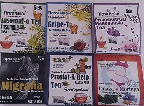 Té Herbal Tierra Madre 0.2 oz 5 saquitos miniatura 3