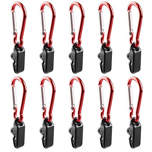 Fivela de tenda, Romacci 10 peças de grampos de lona para toldo para barracas de encaixe de ganchos