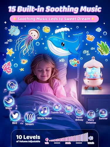 Image of Sensory Toys for Kids with Autism, 15 Soothing Sounds+15 Films+ 315 Colors Night Light Projector, 360+Easy Remote Control+Rechargeable Sensory lamp, Musical Sensory Toys for Sensory Room Must Haves