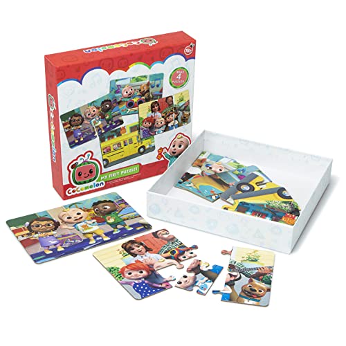 Image of CoComelon My First Puzzles Educational Games - Pack of 4 Jigsaw Puzzles