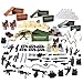 Produktbild BOROK Mini Waffen Zubehör Set Armee Minifiguren Soldaten SWAT Bausteine Spielzeug Waffenzubehör Toys