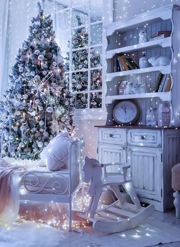 Image of Brightown 24 Pack Fairy Lights Battery Operated - 7Ft 20 Led Mini String Lights Silver Wire Waterproof Firefly Starry DIY Lights for Bedroom Patio Wedding Party Christmas Decor (Pure White)