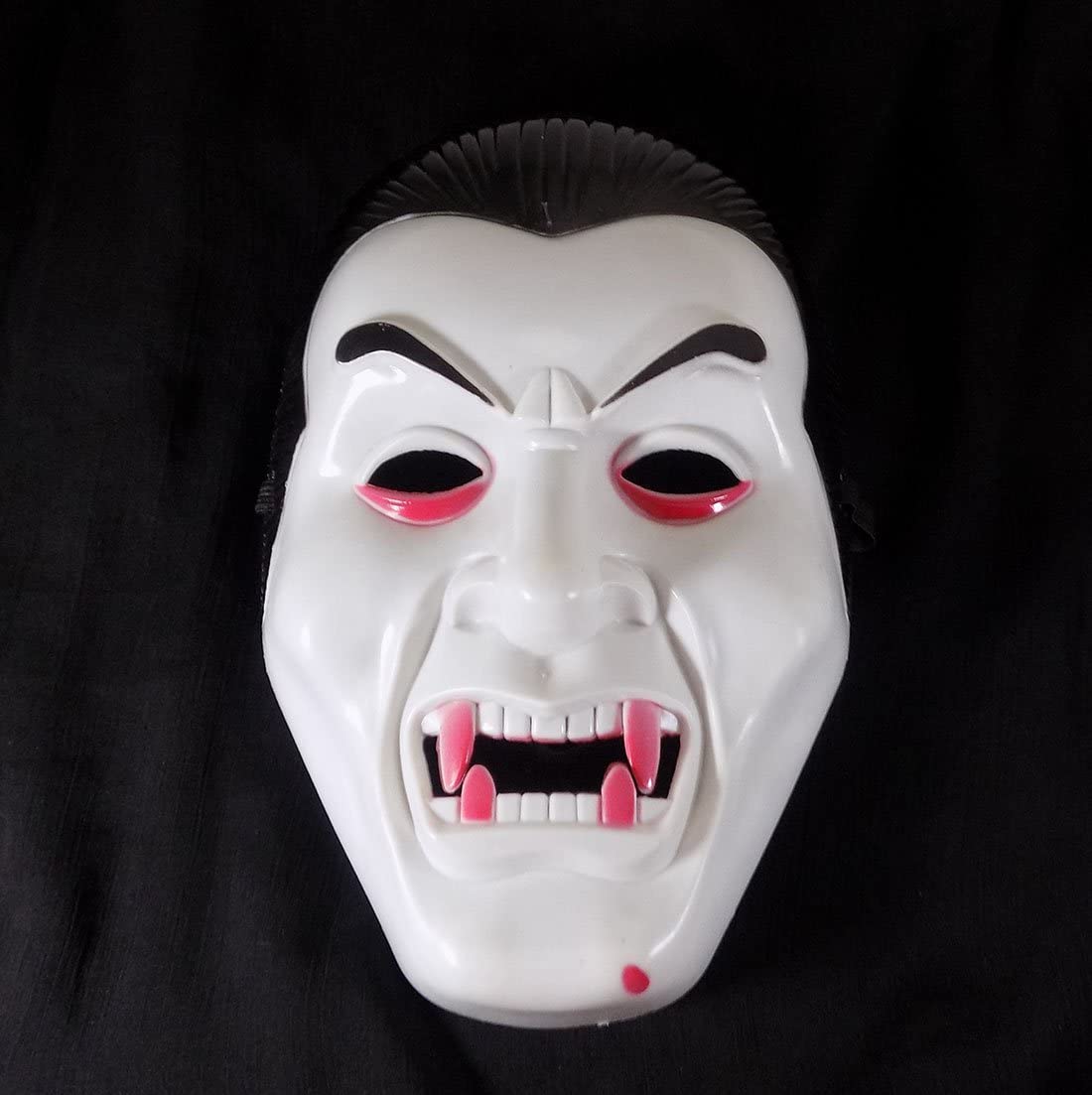LUDALY Halloween Blood Ghost Mask W/Hood Black And White