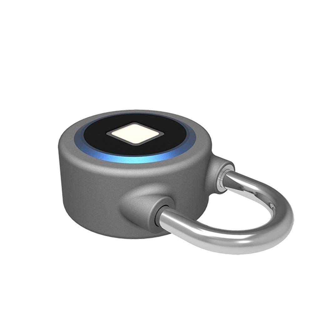 Lucchetto per impronte digitali Smart Touch Lock Metallo impermeabile Antifurto Int Keyless per armadietto palestra, serratura armadietto scuola, zaino, valigia, bagaglio da viaggio