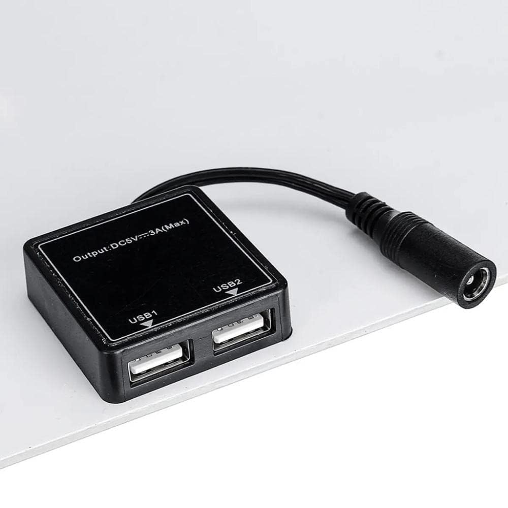 Mini ładowarka do paneli słonecznych, przenośne ogniwa słoneczne USB 18 V, 20 W, ładowarka podtrzymująca z klipsami krokodylkowymi i kablami akumulatorowymi