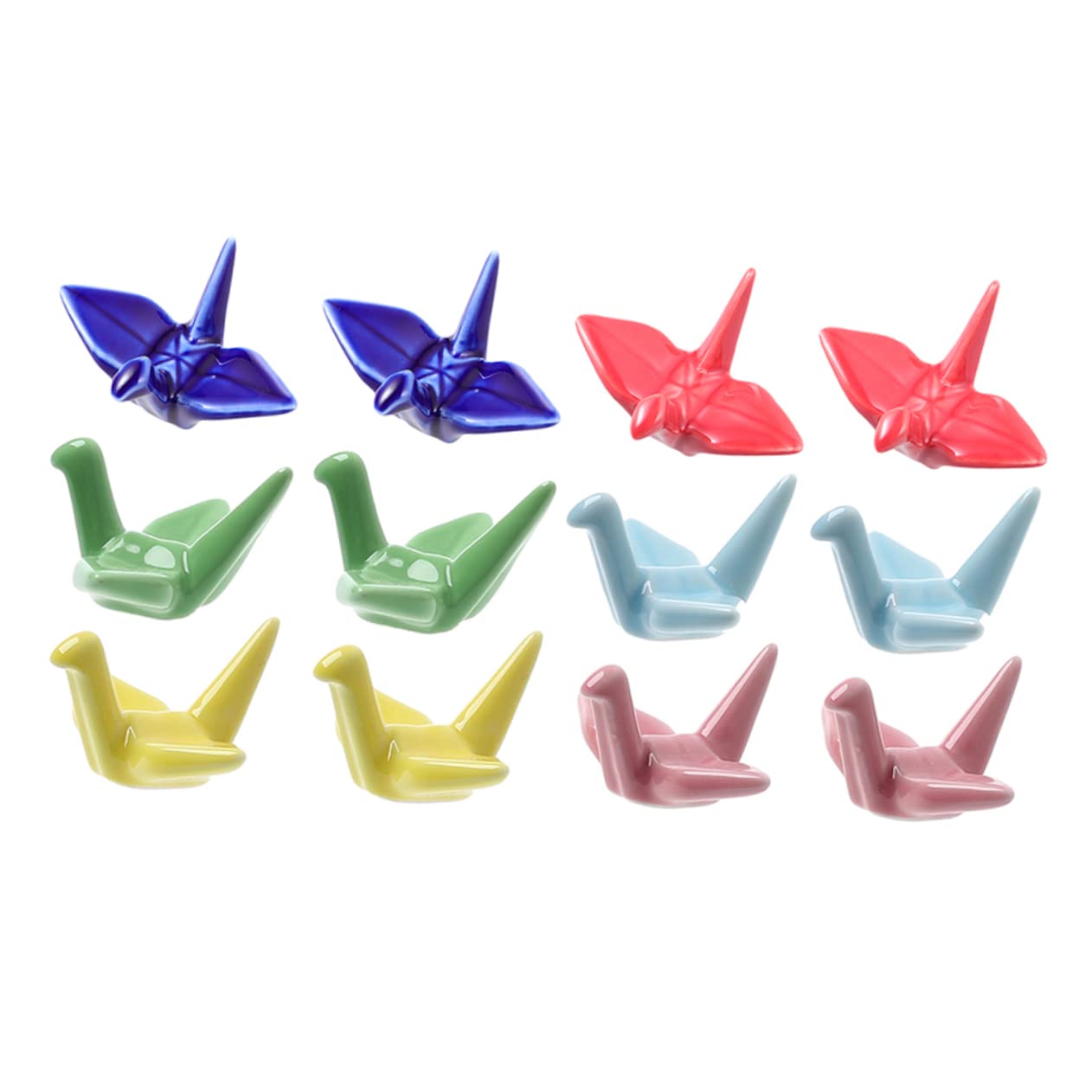 HOLIDYOYO 12pcs Pen Holder with Paper Stylish Utensil Rack for Chopsticks Spoons Forks Elegant Desktop Ornament for Home Kitchen Decor