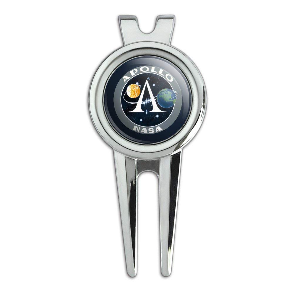 GRAPHICS & MORE NASA Apollo Space Program Patch Golf Divot Repair Tool and Ball Marker