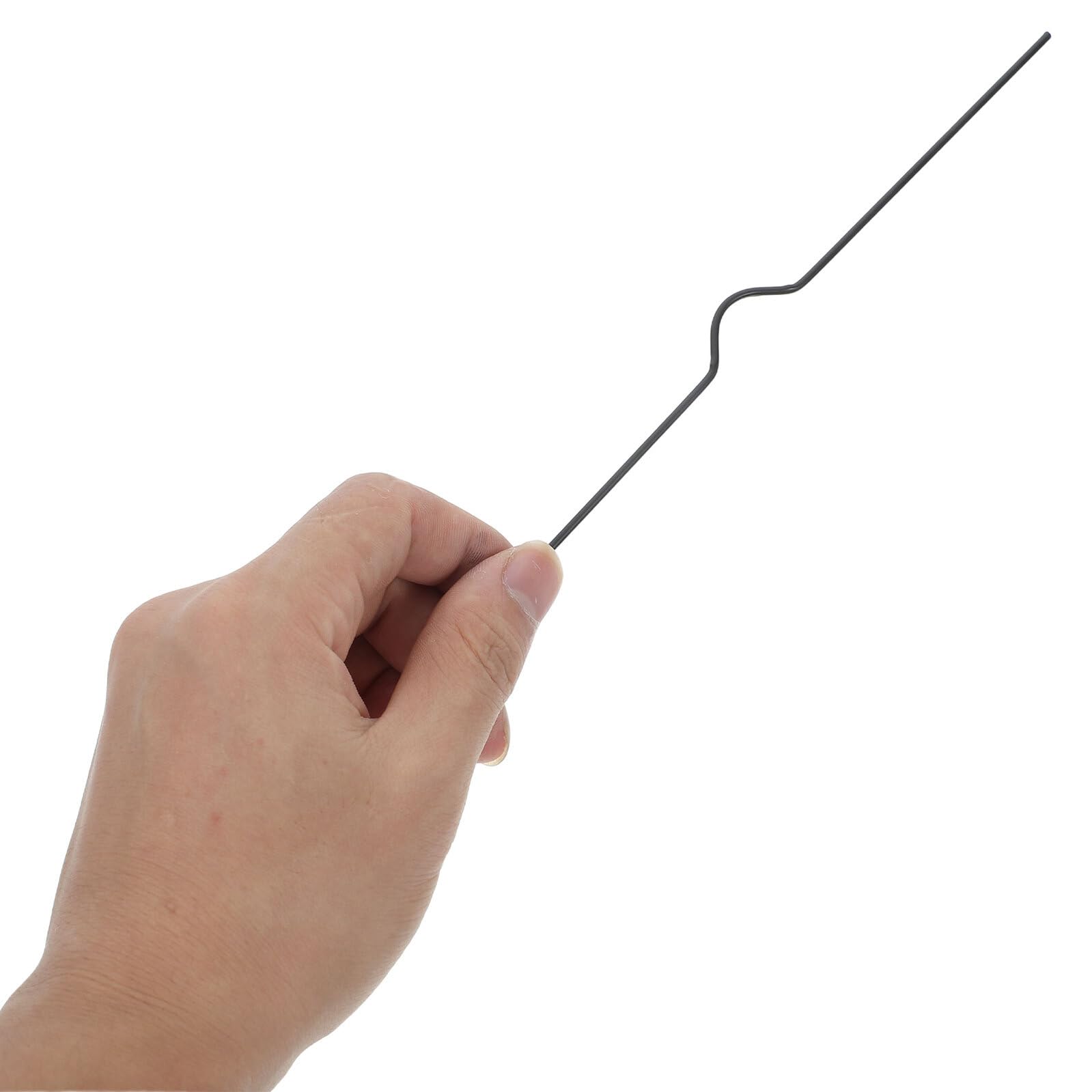 Cabilock 100 Unidades Gancho de Alambre para Colgar Calendarios Resistente Hierro Negro Doble Espiral para Calendarios Álbumes Pósteres y Banners Pared Instalación Rápida Herramientas