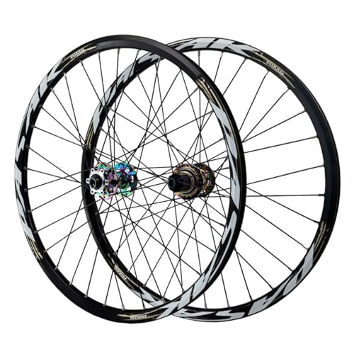 GEIRONV Double Wall Mountain Bike Wheels, Thru-Axle 32