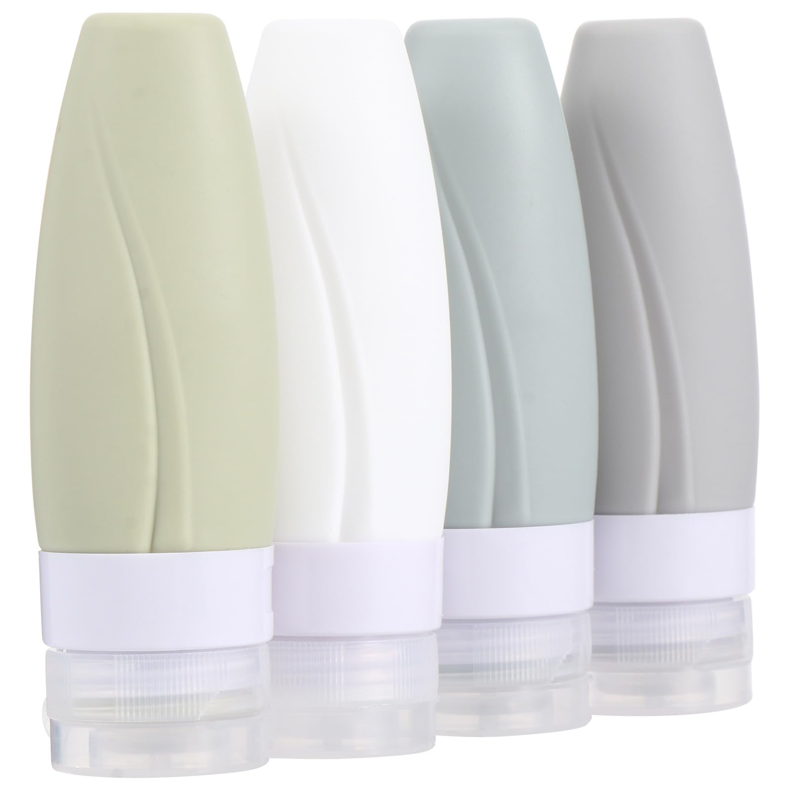 FRCOLOR 3 Set Di Bottiglie Vuote Da Viaggio Per Lozione Pompa Per Flaconi Da Viaggio Per Shampoo E Sapone Contenitore Portatile 4 Pezzi * 3