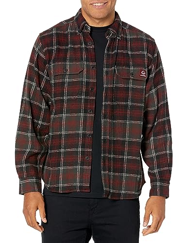 Chemise flanelle homme WOLVERINE Glacier à manches longues et boutons