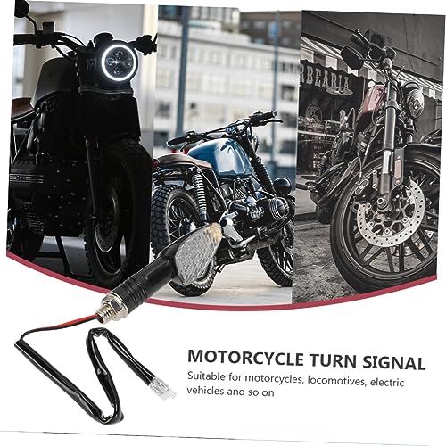 ULTECHNOVO 12 Peças sinal de volta lâmpadas de LED piscas dianteiros da motocicleta volta de luzes L