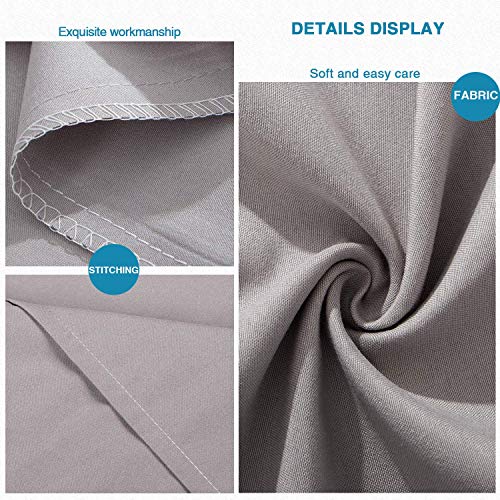 FLXXIE Body Pillow Cover - Super Soft Microfiber 20x54 Body Pillow Case - Envelope Closure, Wrinkle, Stain Resistant Smoky Grey Body Pillowcase, 20x54, Smoky Grey