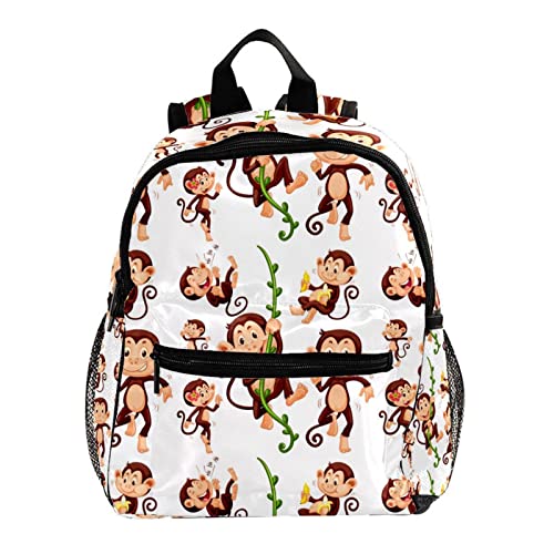 Sac à dos pour garçons et filles école primaire marbre rose multicolore 30,5 cm