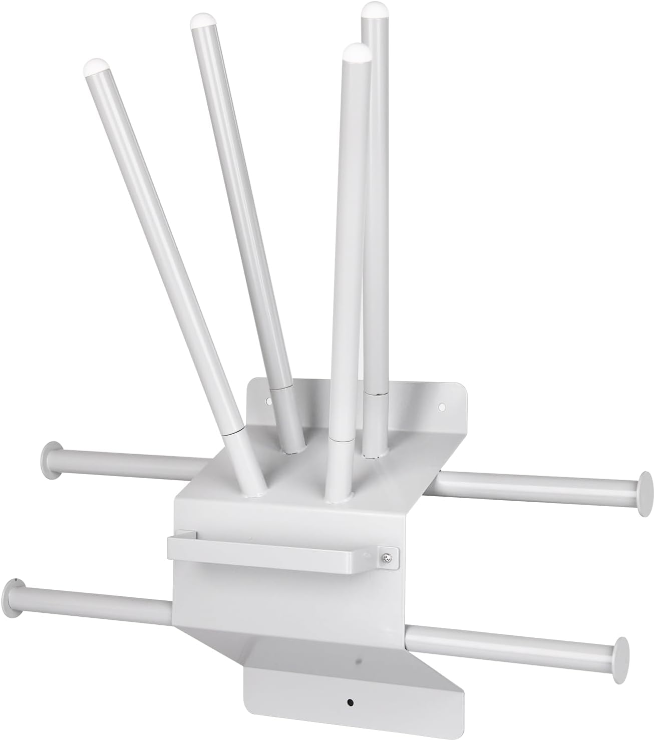 Wall-Mounted Apron Hanger for 2 Aprons & 4 Gloves with Anti-Slip Design