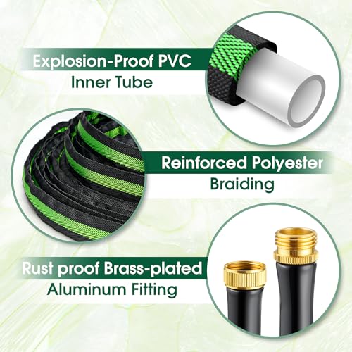 45% de descuento en manguera de jardín Aterr con boquilla de 10 patrones