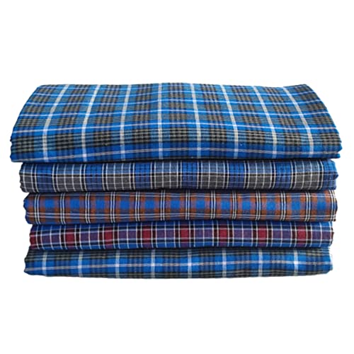 Image of Men's Cotton Multi Color Lungis for Men 2 Meter (2 MTS, 3)